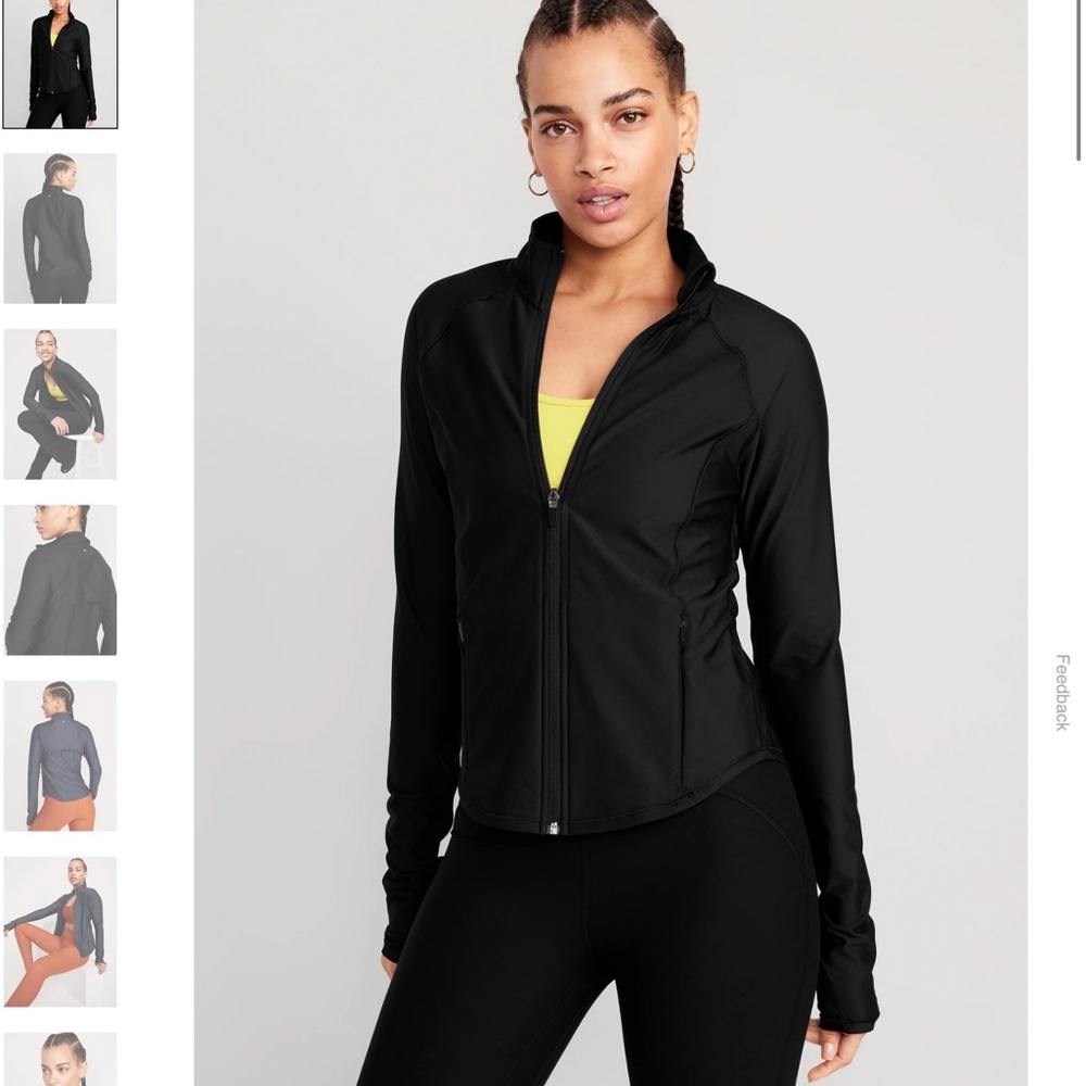 Gap fit powersoft full zip athletic jacket (881)